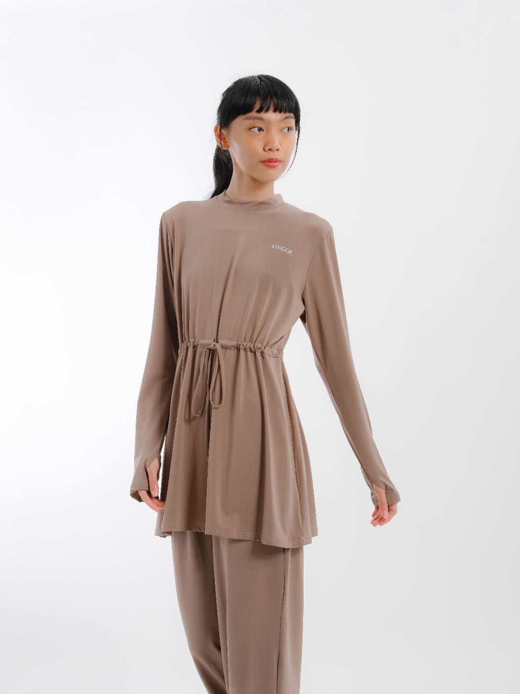 Zara Top Blouse Wanita - Atasan Casual & Gym - Karet Pinggang, Bahan Ultra Air Adem & Nyaman